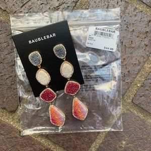 Druzy Hutton Drop Earrings | BaubleBar